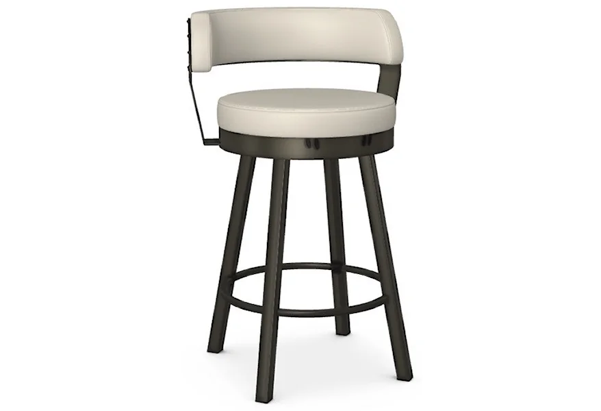 Industrial - Amisco 26" Russell Swivel Stool by Amisco at Esprit Decor Home Furnishings